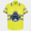 Men's High Visibility Safety Short Sleeve Work Shirt Thumbnail