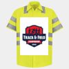 Men's High Visibility Safety Short Sleeve Work Shirt Thumbnail