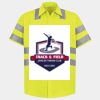 Men's High Visibility Safety Short Sleeve Work Shirt Thumbnail