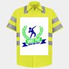 Men's High Visibility Safety Short Sleeve Work Shirt Thumbnail