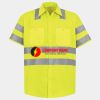 Men's High Visibility Safety Short Sleeve Work Shirt Thumbnail