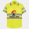 Men's High Visibility Safety Short Sleeve Work Shirt Thumbnail