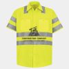 Men's High Visibility Safety Short Sleeve Work Shirt Thumbnail