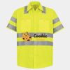 Men's High Visibility Safety Short Sleeve Work Shirt Thumbnail