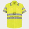 Men's High Visibility Safety Short Sleeve Work Shirt Thumbnail