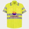Men's High Visibility Safety Short Sleeve Work Shirt Thumbnail