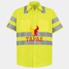 Men's High Visibility Safety Short Sleeve Work Shirt Thumbnail
