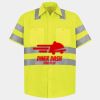 Men's High Visibility Safety Short Sleeve Work Shirt Thumbnail