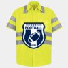 Men's High Visibility Safety Short Sleeve Work Shirt Thumbnail