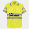 Men's High Visibility Safety Short Sleeve Work Shirt Thumbnail