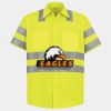 Men's High Visibility Safety Short Sleeve Work Shirt Thumbnail
