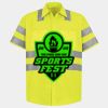 Men's High Visibility Safety Short Sleeve Work Shirt Thumbnail