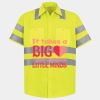 Men's High Visibility Safety Short Sleeve Work Shirt Thumbnail