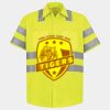 Men's High Visibility Safety Short Sleeve Work Shirt Thumbnail