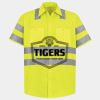 Men's High Visibility Safety Short Sleeve Work Shirt Thumbnail