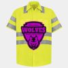 Men's High Visibility Safety Short Sleeve Work Shirt Thumbnail