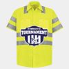 Men's High Visibility Safety Short Sleeve Work Shirt Thumbnail