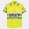 Men's High Visibility Safety Short Sleeve Work Shirt Thumbnail