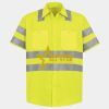 Men's High Visibility Safety Short Sleeve Work Shirt Thumbnail