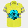 Men's High Visibility Safety Short Sleeve Work Shirt Thumbnail