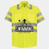Men's High Visibility Safety Short Sleeve Work Shirt Thumbnail