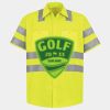 Men's High Visibility Safety Short Sleeve Work Shirt Thumbnail