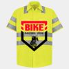 Men's High Visibility Safety Short Sleeve Work Shirt Thumbnail
