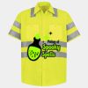 Men's High Visibility Safety Short Sleeve Work Shirt Thumbnail