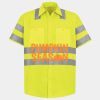 Men's High Visibility Safety Short Sleeve Work Shirt Thumbnail