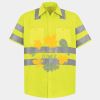 Men's High Visibility Safety Short Sleeve Work Shirt Thumbnail
