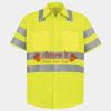 Men's High Visibility Safety Short Sleeve Work Shirt Thumbnail