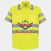 Men's High Visibility Safety Short Sleeve Work Shirt Thumbnail