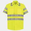Men's High Visibility Safety Short Sleeve Work Shirt Thumbnail