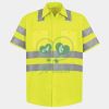 Men's High Visibility Safety Short Sleeve Work Shirt Thumbnail