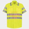 Men's High Visibility Safety Short Sleeve Work Shirt Thumbnail