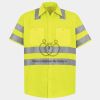 Men's High Visibility Safety Short Sleeve Work Shirt Thumbnail