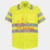 Men's High Visibility Safety Short Sleeve Work Shirt Thumbnail