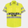 Men's High Visibility Safety Short Sleeve Work Shirt Thumbnail