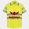Men's High Visibility Safety Short Sleeve Work Shirt Thumbnail