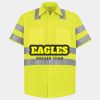 Men's High Visibility Safety Short Sleeve Work Shirt Thumbnail