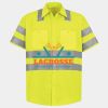 Men's High Visibility Safety Short Sleeve Work Shirt Thumbnail