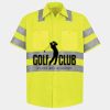 Men's High Visibility Safety Short Sleeve Work Shirt Thumbnail