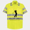 Men's High Visibility Safety Short Sleeve Work Shirt Thumbnail