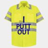 Men's High Visibility Safety Short Sleeve Work Shirt Thumbnail