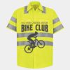 Men's High Visibility Safety Short Sleeve Work Shirt Thumbnail