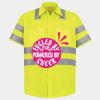 Men's High Visibility Safety Short Sleeve Work Shirt Thumbnail