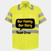 Men's High Visibility Safety Short Sleeve Work Shirt Thumbnail