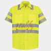Men's High Visibility Safety Short Sleeve Work Shirt Thumbnail