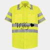 Men's High Visibility Safety Short Sleeve Work Shirt Thumbnail