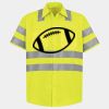 Men's High Visibility Safety Short Sleeve Work Shirt Thumbnail